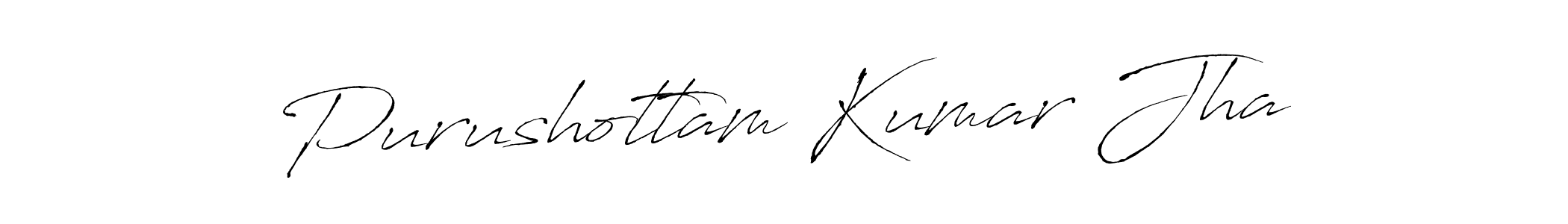 How to make Purushottam Kumar Jha signature? Antro_Vectra is a professional autograph style. Create handwritten signature for Purushottam Kumar Jha name. Purushottam Kumar Jha signature style 6 images and pictures png