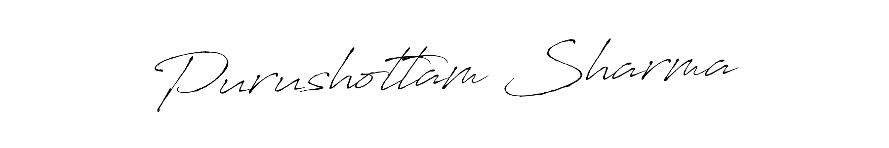 Antro_Vectra is a professional signature style that is perfect for those who want to add a touch of class to their signature. It is also a great choice for those who want to make their signature more unique. Get Purushottam Sharma name to fancy signature for free. Purushottam Sharma signature style 6 images and pictures png