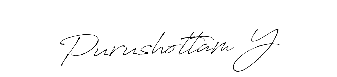 It looks lik you need a new signature style for name Purushottam Y. Design unique handwritten (Antro_Vectra) signature with our free signature maker in just a few clicks. Purushottam Y signature style 6 images and pictures png