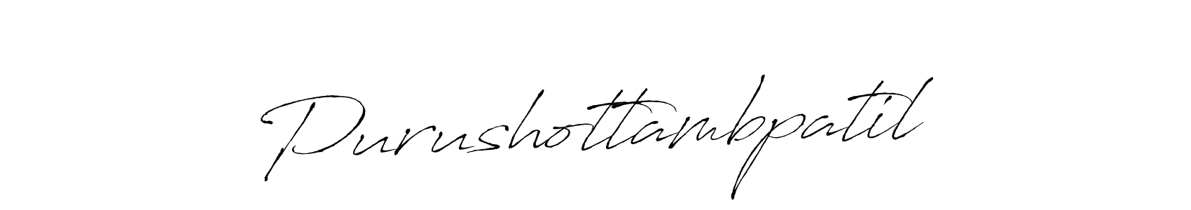 Antro_Vectra is a professional signature style that is perfect for those who want to add a touch of class to their signature. It is also a great choice for those who want to make their signature more unique. Get Purushottambpatil name to fancy signature for free. Purushottambpatil signature style 6 images and pictures png