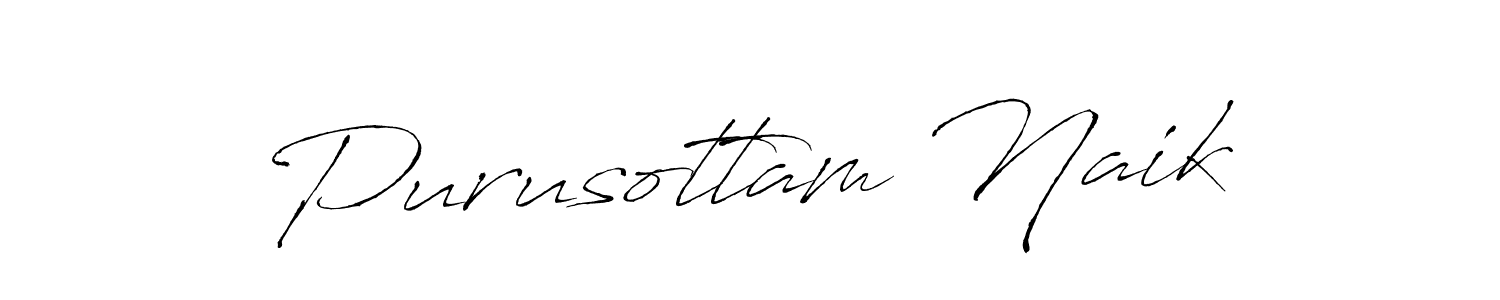 Purusottam Naik stylish signature style. Best Handwritten Sign (Antro_Vectra) for my name. Handwritten Signature Collection Ideas for my name Purusottam Naik. Purusottam Naik signature style 6 images and pictures png