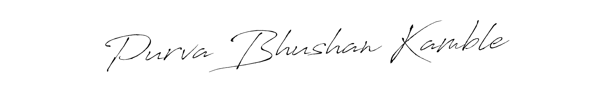 Make a beautiful signature design for name Purva Bhushan Kamble. Use this online signature maker to create a handwritten signature for free. Purva Bhushan Kamble signature style 6 images and pictures png
