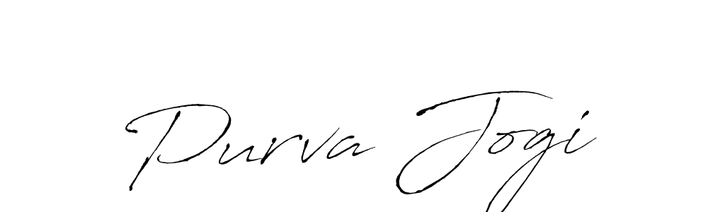 Also we have Purva Jogi name is the best signature style. Create professional handwritten signature collection using Antro_Vectra autograph style. Purva Jogi signature style 6 images and pictures png