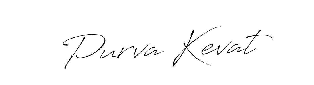 You should practise on your own different ways (Antro_Vectra) to write your name (Purva Kevat) in signature. don't let someone else do it for you. Purva Kevat signature style 6 images and pictures png