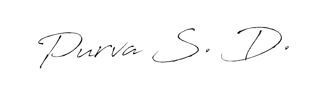 You can use this online signature creator to create a handwritten signature for the name Purva S. D.. This is the best online autograph maker. Purva S. D. signature style 6 images and pictures png