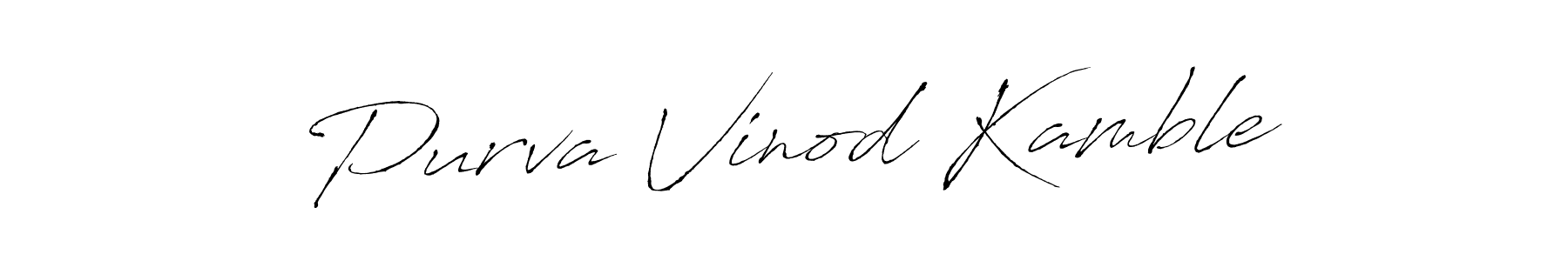 This is the best signature style for the Purva Vinod Kamble name. Also you like these signature font (Antro_Vectra). Mix name signature. Purva Vinod Kamble signature style 6 images and pictures png