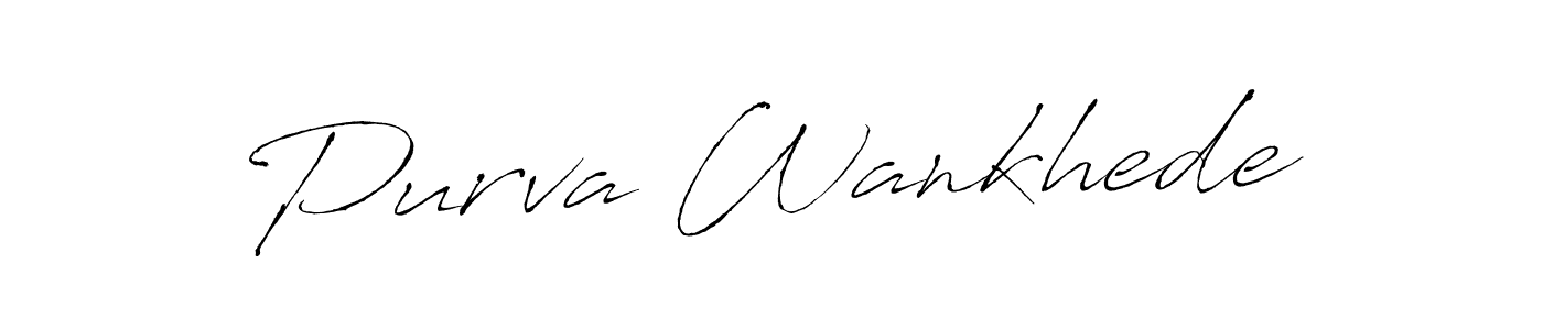 Also we have Purva Wankhede name is the best signature style. Create professional handwritten signature collection using Antro_Vectra autograph style. Purva Wankhede signature style 6 images and pictures png