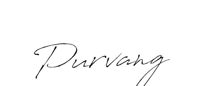 It looks lik you need a new signature style for name Purvang. Design unique handwritten (Antro_Vectra) signature with our free signature maker in just a few clicks. Purvang signature style 6 images and pictures png