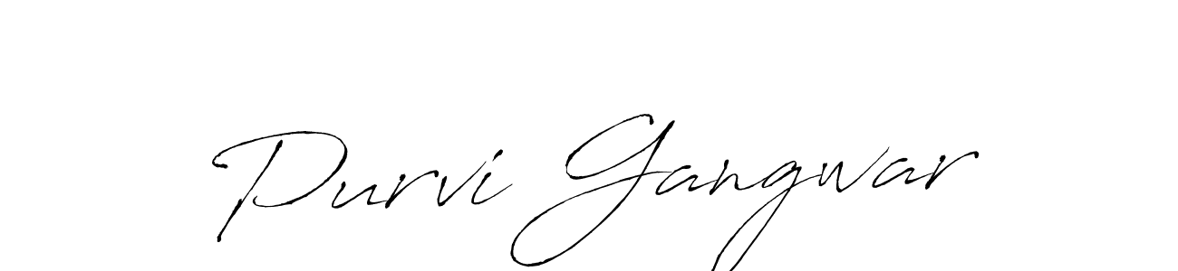 You should practise on your own different ways (Antro_Vectra) to write your name (Purvi Gangwar) in signature. don't let someone else do it for you. Purvi Gangwar signature style 6 images and pictures png