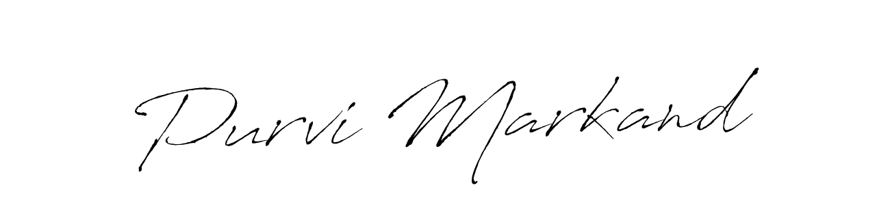 You should practise on your own different ways (Antro_Vectra) to write your name (Purvi Markand) in signature. don't let someone else do it for you. Purvi Markand signature style 6 images and pictures png