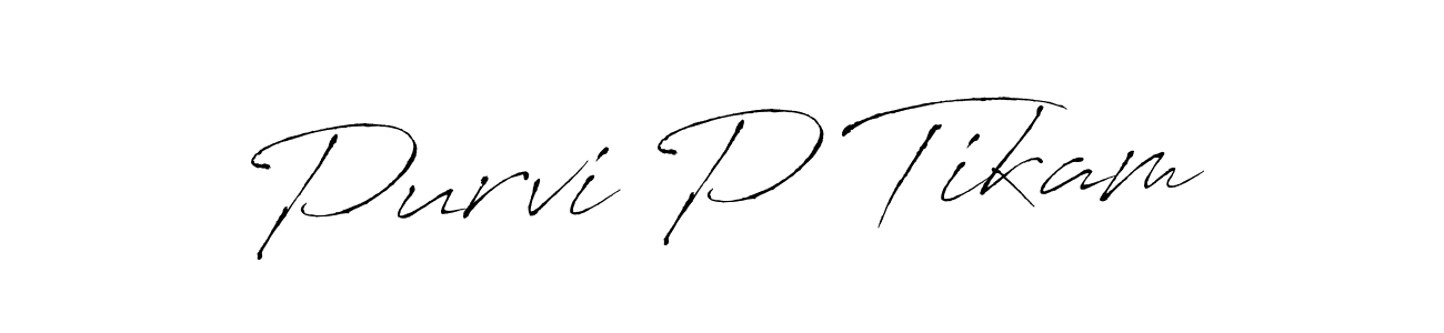 The best way (Antro_Vectra) to make a short signature is to pick only two or three words in your name. The name Purvi P Tikam include a total of six letters. For converting this name. Purvi P Tikam signature style 6 images and pictures png