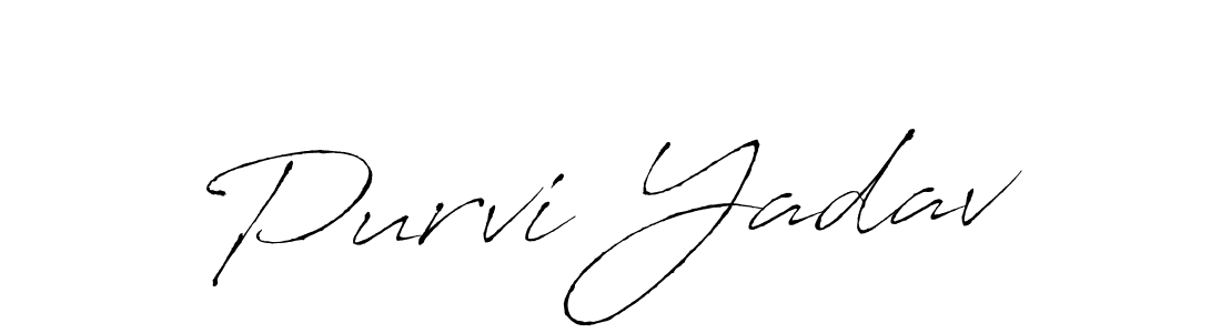 Antro_Vectra is a professional signature style that is perfect for those who want to add a touch of class to their signature. It is also a great choice for those who want to make their signature more unique. Get Purvi Yadav name to fancy signature for free. Purvi Yadav signature style 6 images and pictures png