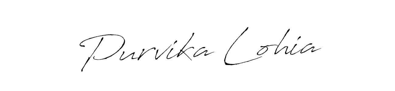 How to make Purvika Lohia signature? Antro_Vectra is a professional autograph style. Create handwritten signature for Purvika Lohia name. Purvika Lohia signature style 6 images and pictures png