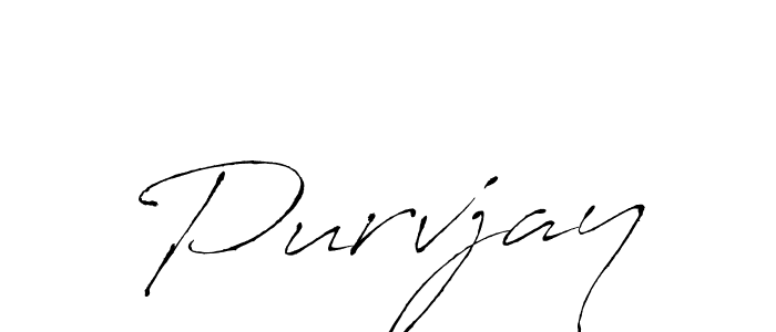 Use a signature maker to create a handwritten signature online. With this signature software, you can design (Antro_Vectra) your own signature for name Purvjay. Purvjay signature style 6 images and pictures png