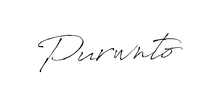 Make a beautiful signature design for name Purwnto. Use this online signature maker to create a handwritten signature for free. Purwnto signature style 6 images and pictures png