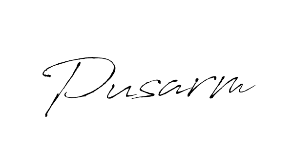 Pusarm stylish signature style. Best Handwritten Sign (Antro_Vectra) for my name. Handwritten Signature Collection Ideas for my name Pusarm. Pusarm signature style 6 images and pictures png