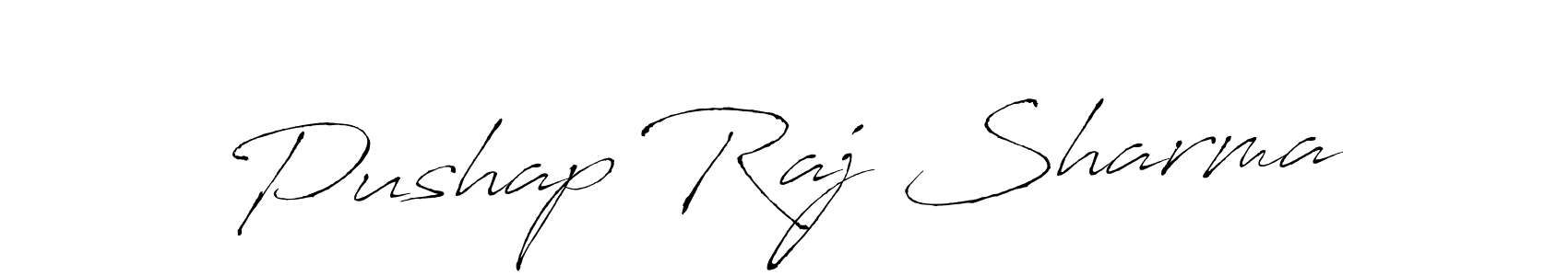 Also we have Pushap Raj Sharma name is the best signature style. Create professional handwritten signature collection using Antro_Vectra autograph style. Pushap Raj Sharma signature style 6 images and pictures png