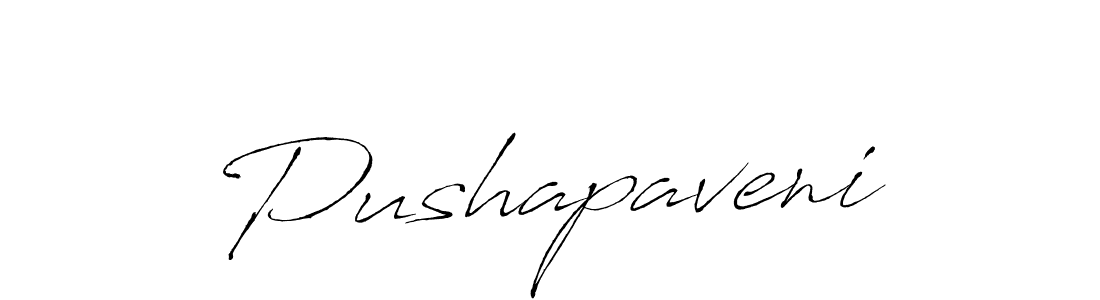 Design your own signature with our free online signature maker. With this signature software, you can create a handwritten (Antro_Vectra) signature for name Pushapaveni. Pushapaveni signature style 6 images and pictures png