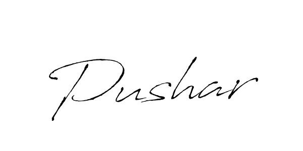 It looks lik you need a new signature style for name Pushar. Design unique handwritten (Antro_Vectra) signature with our free signature maker in just a few clicks. Pushar signature style 6 images and pictures png