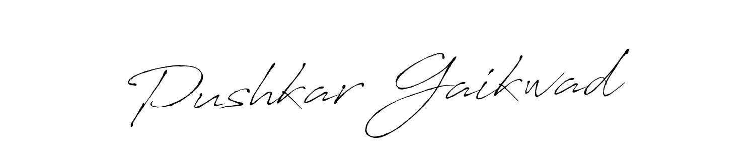 Make a beautiful signature design for name Pushkar Gaikwad. Use this online signature maker to create a handwritten signature for free. Pushkar Gaikwad signature style 6 images and pictures png