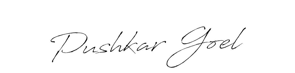 It looks lik you need a new signature style for name Pushkar Goel. Design unique handwritten (Antro_Vectra) signature with our free signature maker in just a few clicks. Pushkar Goel signature style 6 images and pictures png