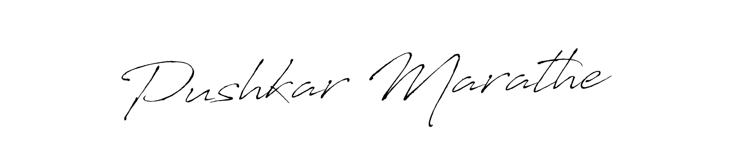 Also we have Pushkar Marathe name is the best signature style. Create professional handwritten signature collection using Antro_Vectra autograph style. Pushkar Marathe signature style 6 images and pictures png
