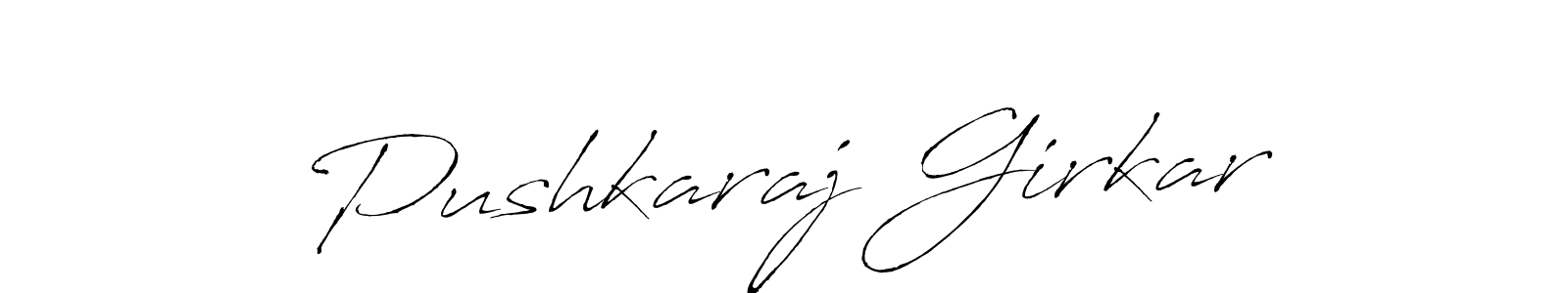 Make a short Pushkaraj Girkar signature style. Manage your documents anywhere anytime using Antro_Vectra. Create and add eSignatures, submit forms, share and send files easily. Pushkaraj Girkar signature style 6 images and pictures png