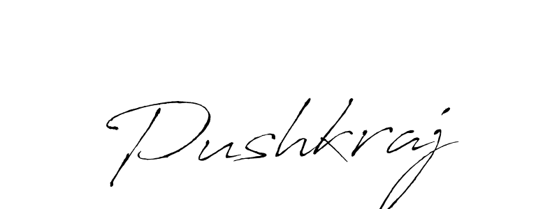 Pushkraj stylish signature style. Best Handwritten Sign (Antro_Vectra) for my name. Handwritten Signature Collection Ideas for my name Pushkraj. Pushkraj signature style 6 images and pictures png