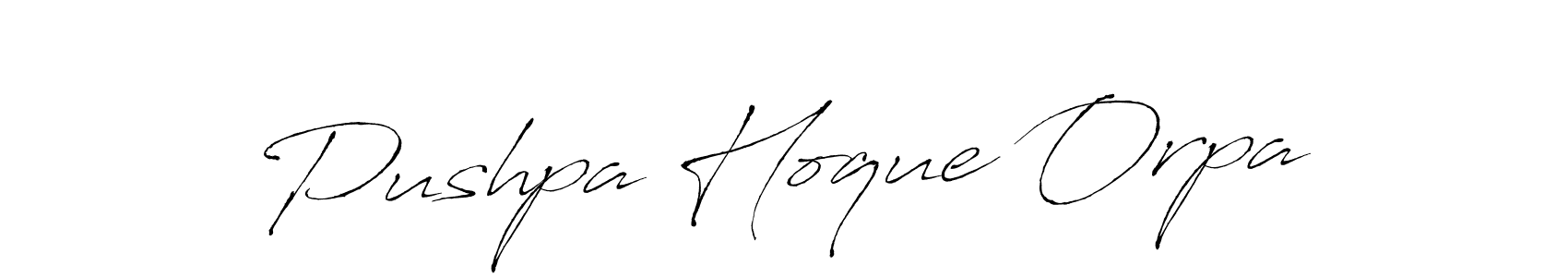 You should practise on your own different ways (Antro_Vectra) to write your name (Pushpa Hoque Orpa) in signature. don't let someone else do it for you. Pushpa Hoque Orpa signature style 6 images and pictures png