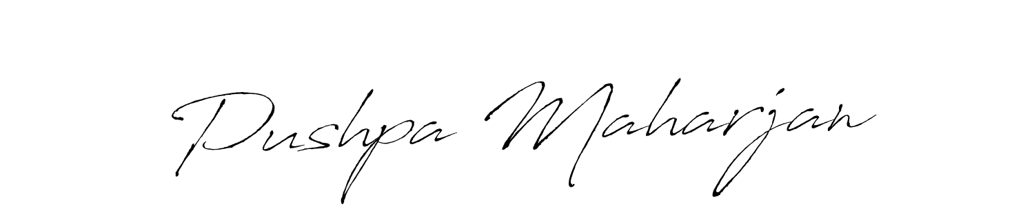 Also You can easily find your signature by using the search form. We will create Pushpa Maharjan name handwritten signature images for you free of cost using Antro_Vectra sign style. Pushpa Maharjan signature style 6 images and pictures png