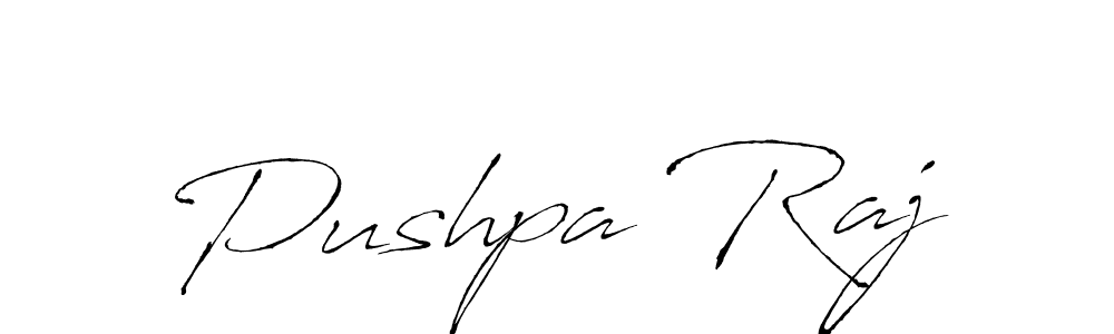 Create a beautiful signature design for name Pushpa Raj. With this signature (Antro_Vectra) fonts, you can make a handwritten signature for free. Pushpa Raj signature style 6 images and pictures png