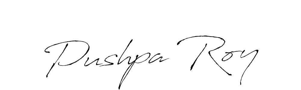 Antro_Vectra is a professional signature style that is perfect for those who want to add a touch of class to their signature. It is also a great choice for those who want to make their signature more unique. Get Pushpa Roy name to fancy signature for free. Pushpa Roy signature style 6 images and pictures png