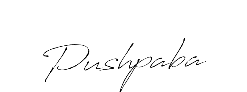 The best way (Antro_Vectra) to make a short signature is to pick only two or three words in your name. The name Pushpaba include a total of six letters. For converting this name. Pushpaba signature style 6 images and pictures png