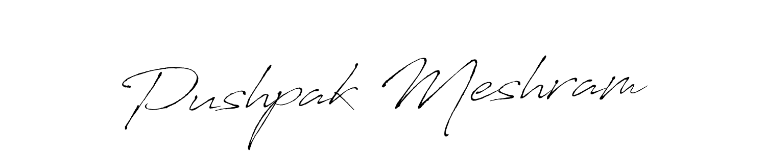 if you are searching for the best signature style for your name Pushpak Meshram. so please give up your signature search. here we have designed multiple signature styles  using Antro_Vectra. Pushpak Meshram signature style 6 images and pictures png