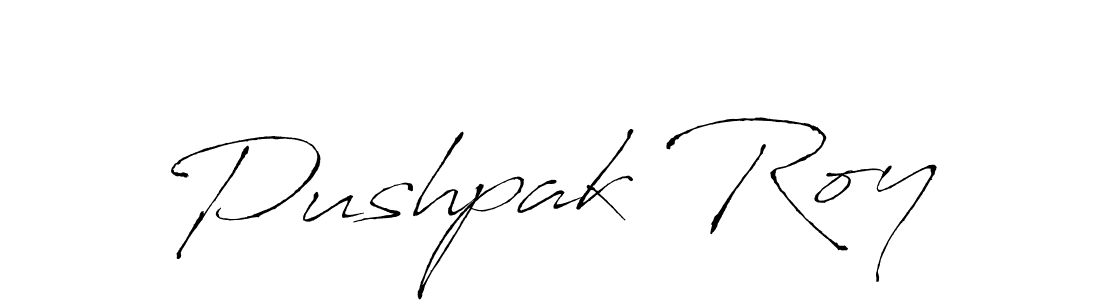 Antro_Vectra is a professional signature style that is perfect for those who want to add a touch of class to their signature. It is also a great choice for those who want to make their signature more unique. Get Pushpak Roy name to fancy signature for free. Pushpak Roy signature style 6 images and pictures png