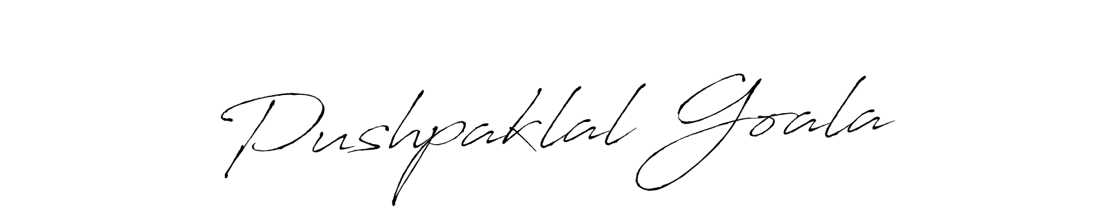 See photos of Pushpaklal Goala official signature by Spectra . Check more albums & portfolios. Read reviews & check more about Antro_Vectra font. Pushpaklal Goala signature style 6 images and pictures png