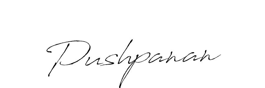 How to make Pushpanan name signature. Use Antro_Vectra style for creating short signs online. This is the latest handwritten sign. Pushpanan signature style 6 images and pictures png