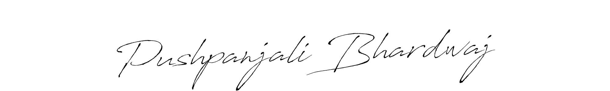 Use a signature maker to create a handwritten signature online. With this signature software, you can design (Antro_Vectra) your own signature for name Pushpanjali Bhardwaj. Pushpanjali Bhardwaj signature style 6 images and pictures png