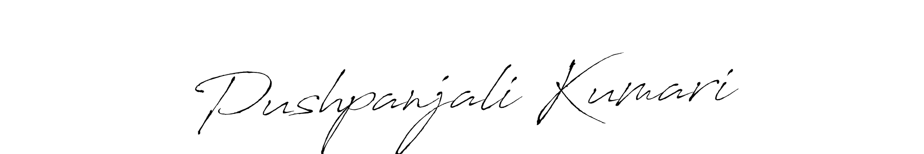 Make a beautiful signature design for name Pushpanjali Kumari. With this signature (Antro_Vectra) style, you can create a handwritten signature for free. Pushpanjali Kumari signature style 6 images and pictures png