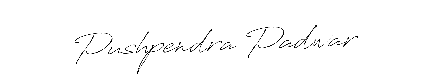 Design your own signature with our free online signature maker. With this signature software, you can create a handwritten (Antro_Vectra) signature for name Pushpendra Padwar. Pushpendra Padwar signature style 6 images and pictures png