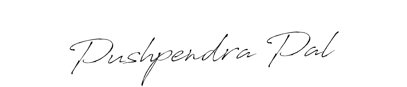 How to make Pushpendra Pal name signature. Use Antro_Vectra style for creating short signs online. This is the latest handwritten sign. Pushpendra Pal signature style 6 images and pictures png