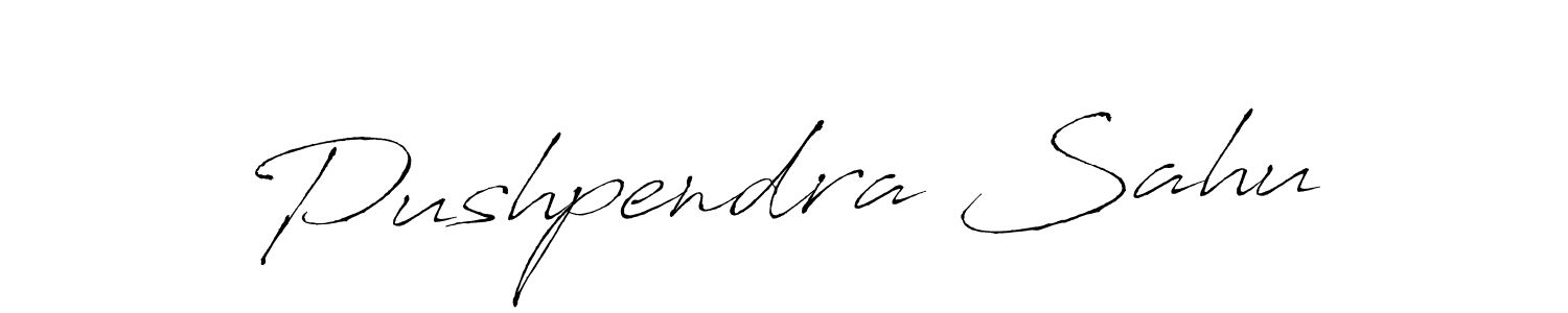 if you are searching for the best signature style for your name Pushpendra Sahu. so please give up your signature search. here we have designed multiple signature styles  using Antro_Vectra. Pushpendra Sahu signature style 6 images and pictures png
