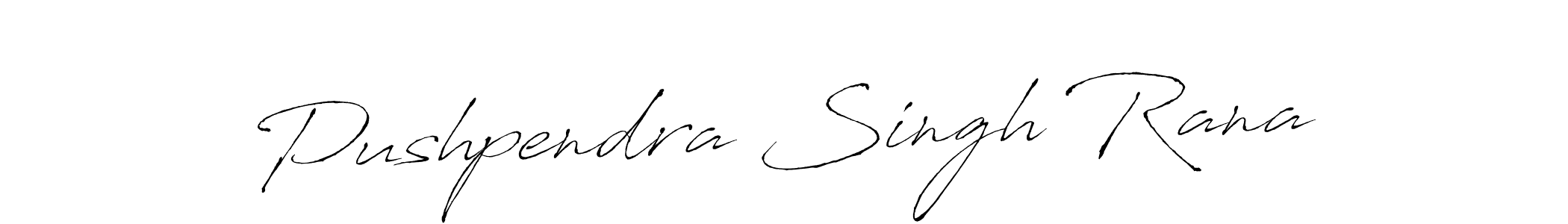 How to make Pushpendra Singh Rana signature? Antro_Vectra is a professional autograph style. Create handwritten signature for Pushpendra Singh Rana name. Pushpendra Singh Rana signature style 6 images and pictures png