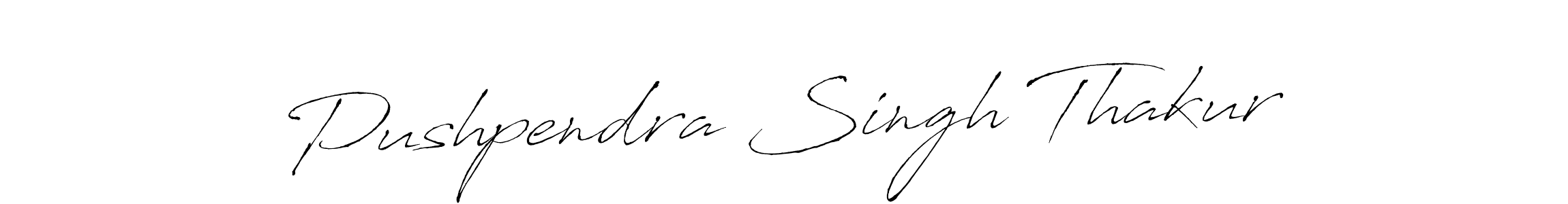 Design your own signature with our free online signature maker. With this signature software, you can create a handwritten (Antro_Vectra) signature for name Pushpendra Singh Thakur. Pushpendra Singh Thakur signature style 6 images and pictures png