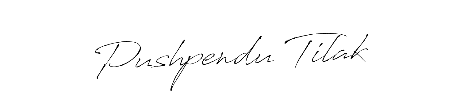 Also we have Pushpendu Tilak name is the best signature style. Create professional handwritten signature collection using Antro_Vectra autograph style. Pushpendu Tilak signature style 6 images and pictures png