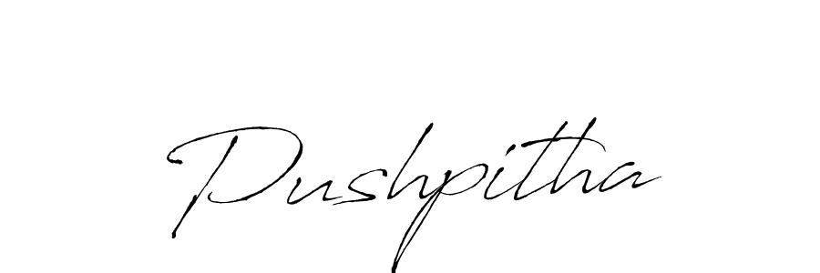Antro_Vectra is a professional signature style that is perfect for those who want to add a touch of class to their signature. It is also a great choice for those who want to make their signature more unique. Get Pushpitha name to fancy signature for free. Pushpitha signature style 6 images and pictures png