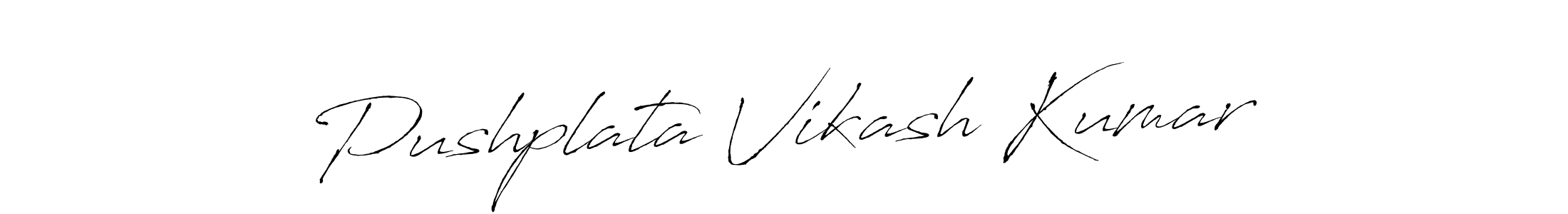 Also we have Pushplata Vikash Kumar name is the best signature style. Create professional handwritten signature collection using Antro_Vectra autograph style. Pushplata Vikash Kumar signature style 6 images and pictures png