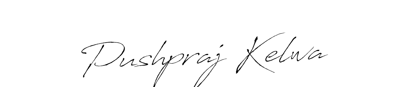 Pushpraj Kelwa stylish signature style. Best Handwritten Sign (Antro_Vectra) for my name. Handwritten Signature Collection Ideas for my name Pushpraj Kelwa. Pushpraj Kelwa signature style 6 images and pictures png