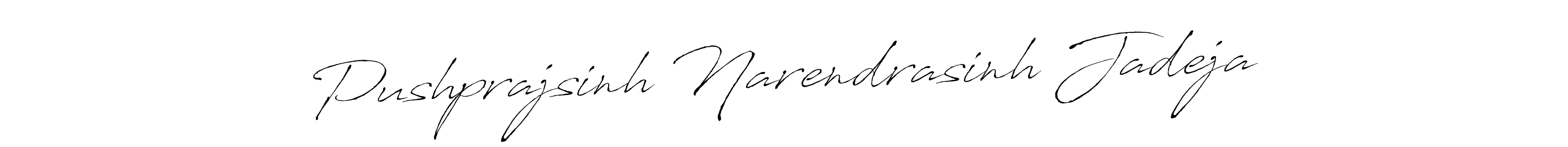 Use a signature maker to create a handwritten signature online. With this signature software, you can design (Antro_Vectra) your own signature for name Pushprajsinh Narendrasinh Jadeja. Pushprajsinh Narendrasinh Jadeja signature style 6 images and pictures png