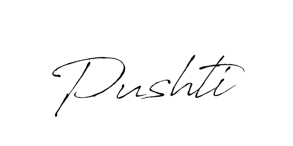 How to Draw Pushti signature style? Antro_Vectra is a latest design signature styles for name Pushti. Pushti signature style 6 images and pictures png